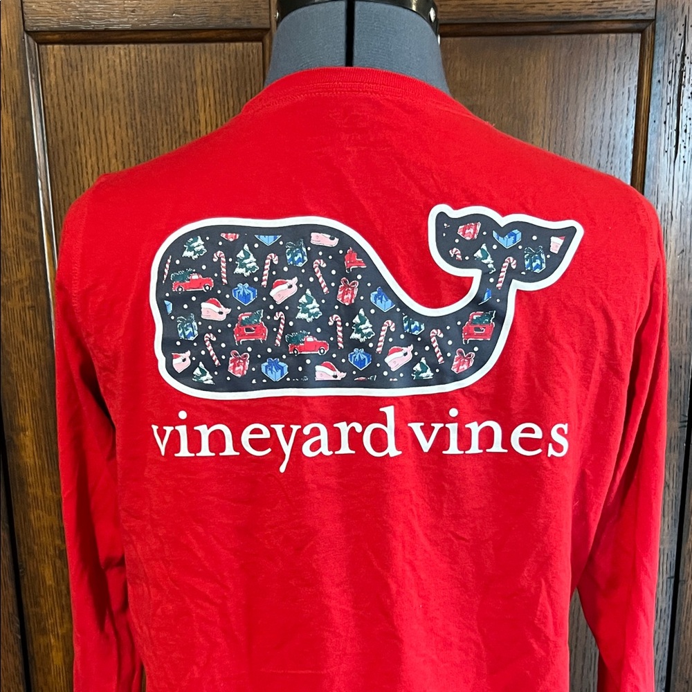 Vineyard Vines Christmas long sleeve tshirt